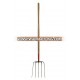 BARN FORK WITH LONG WOODED HANDLE IN HOME AND GARDEN