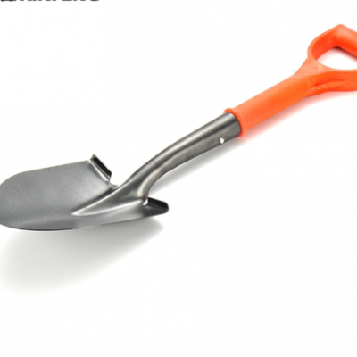 garden square shovel with plastic handle