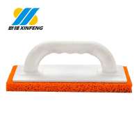 high quality orange rubber trowel with PS handle