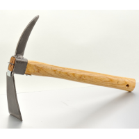 mini pickaxe with wooden handle