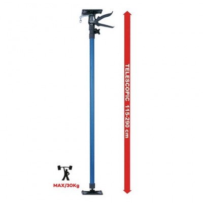 2Pack Telescopic Drywall Adjustable Support Rod Hand Quick Support Extension Pole