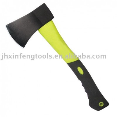 hot sale!high carbon steel axes with Fiberglass handle wooden handle