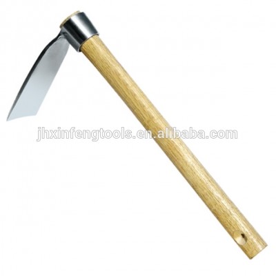 the direct factory sale mini steel hoe with wood handle