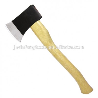 axe with wooden handle