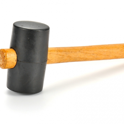 Europe style Rubber Hammer with Wooden Handle