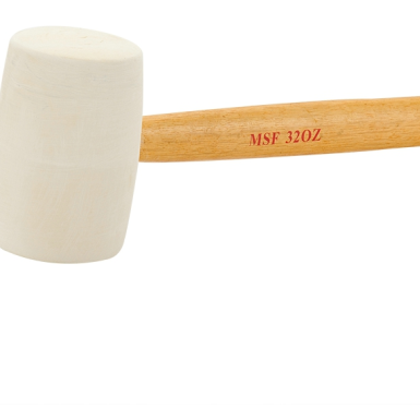 rubber hammer with wood hd